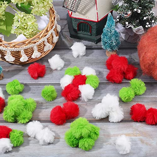 ahandmaker-pompons-fausse-fourrure-60-pi-ces-boules-no-l-bricolage image 8