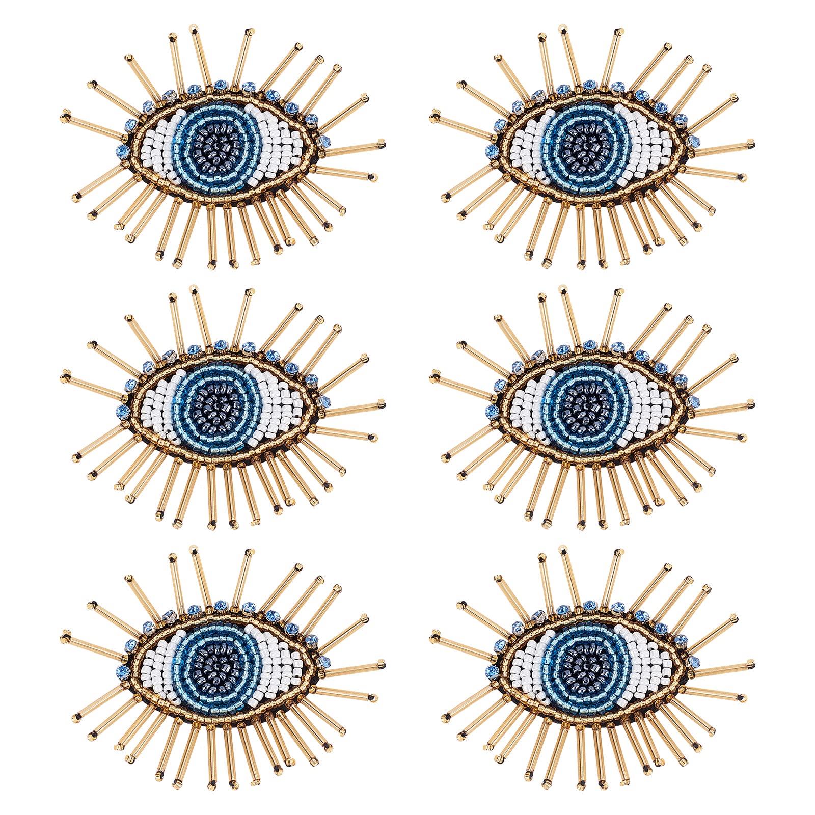 ahandmaker-applique-patch-mauvais-il-coudre-lot-6-vestes image 1