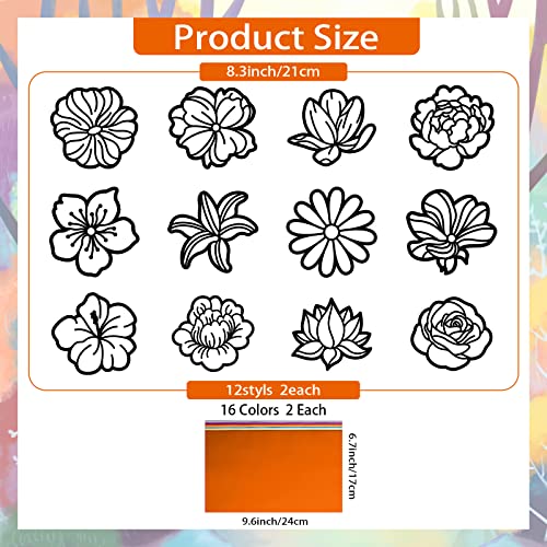 ahandmaker-kit-suncatcher-fleurs-24-pi-ces-autocollants-fen-tre image 7