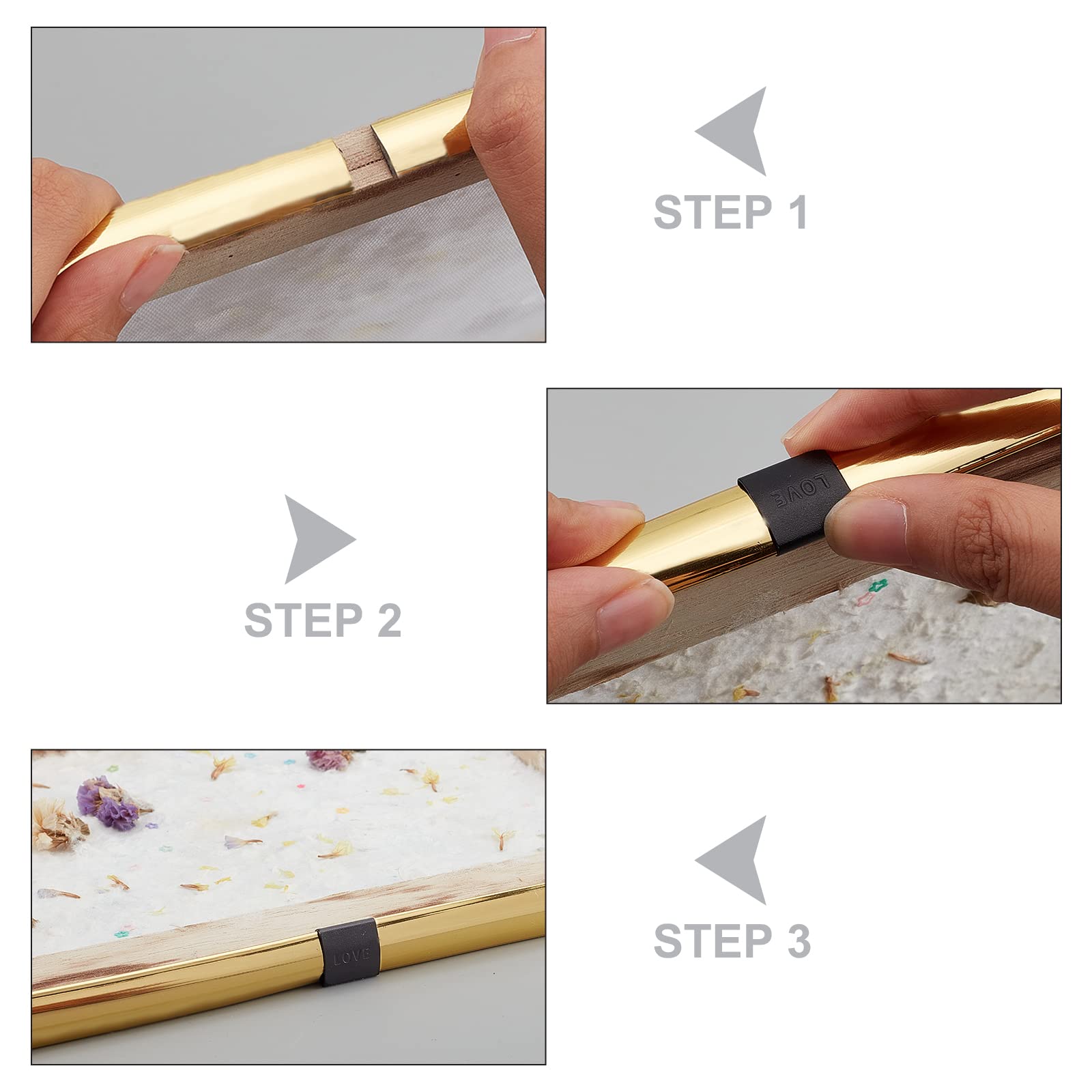 ahandmaker-prot-ge-bord-en-u-pvc-200-pi-ces-love-2-couleurs image 4