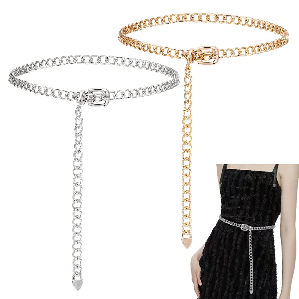 ahandmaker-body-chains-ceinture-cha-ne-taille-or-argent-2-pcs image 2
