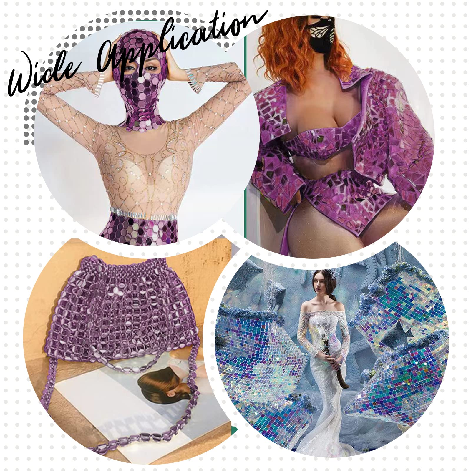 ahandmaker-button-rhinestone-50-strass-miroir-coudre-acrylique image 6