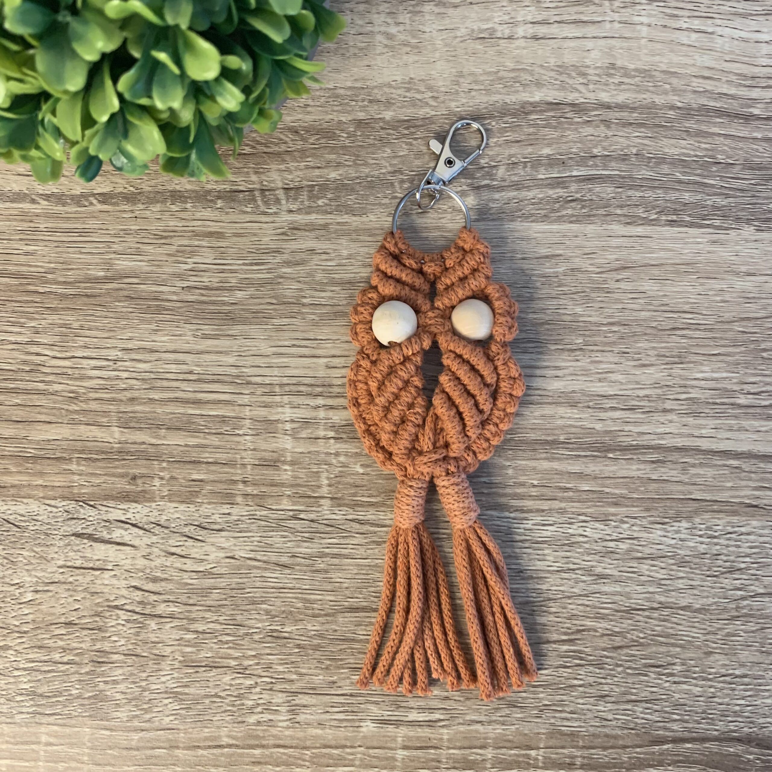 atelier-n-caux-hibou-porte-cl-s-macram-mousqueton-20-cm image 4
