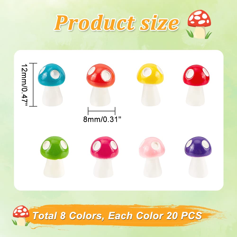 ahandmaker-miniature-house-champignons-miniatures-r-sine-160-pcs-color-s image 2