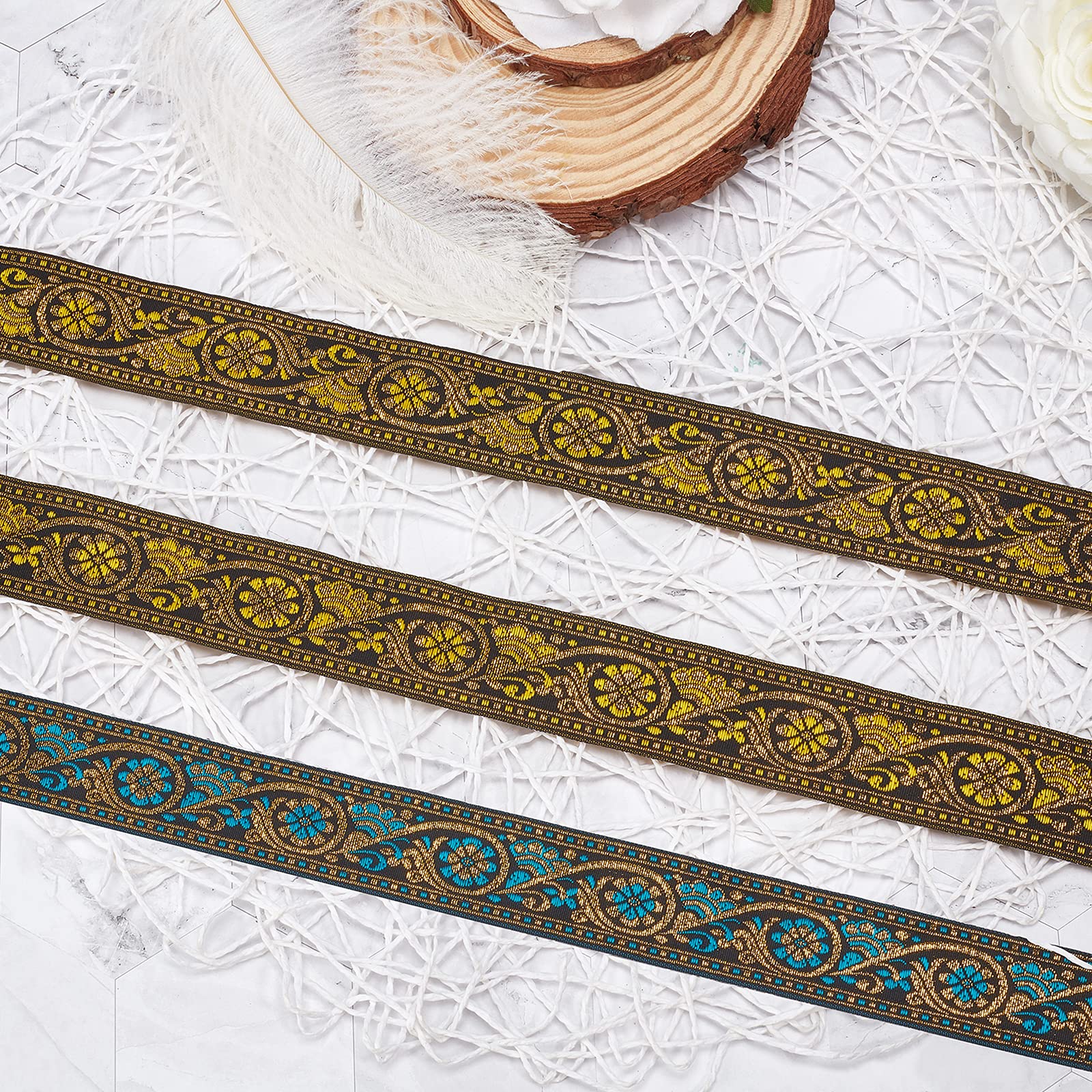 ahandmaker-ruban-jacquard-brod-vintage-34mm-2x7m image 4