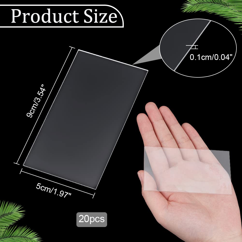 ahandmaker-wedding-supplies-cartes-de-place-acrylique-transparent-lot-20 image 2
