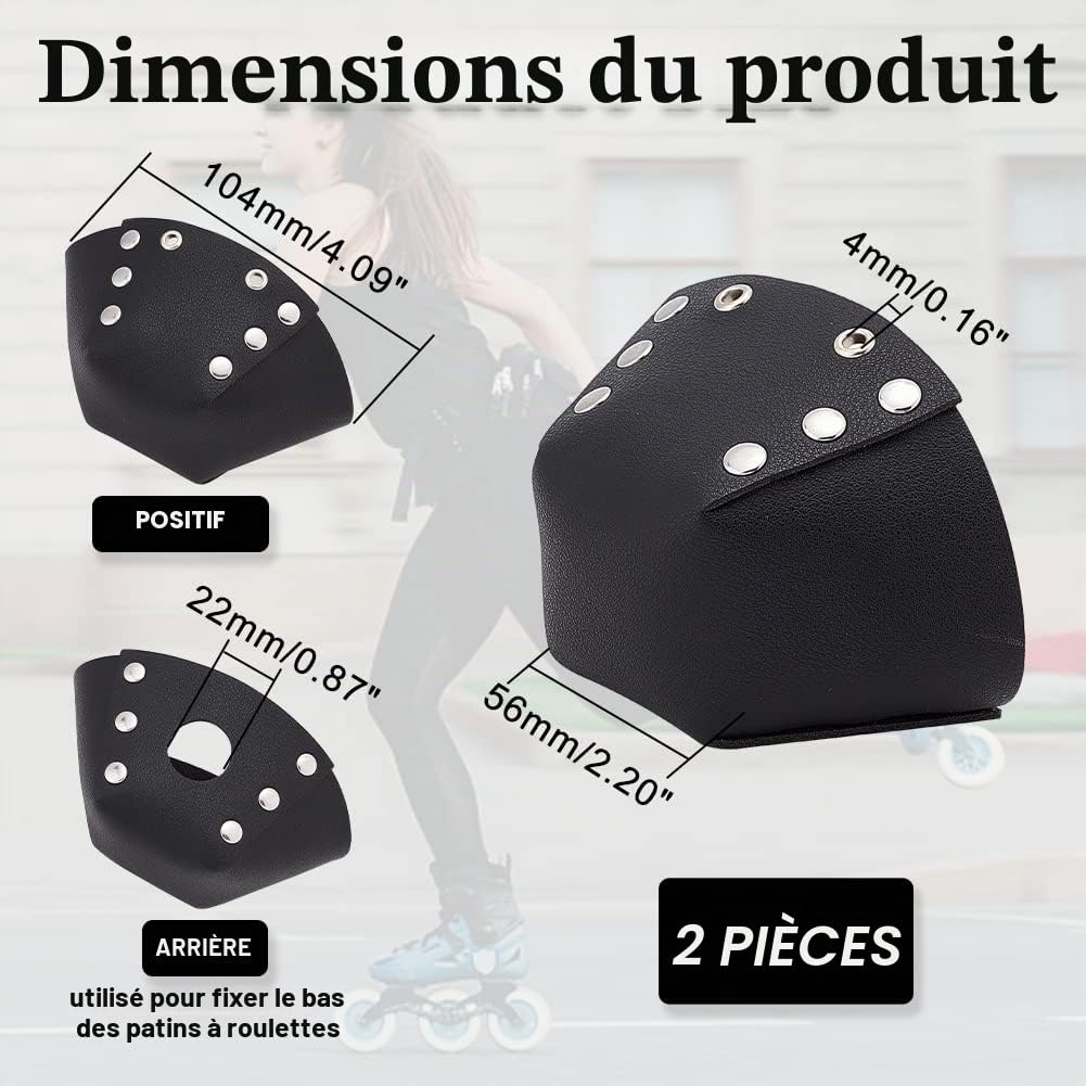 ahandmaker-toe-guard-roller-noir-similicuir-lot-2 image 2