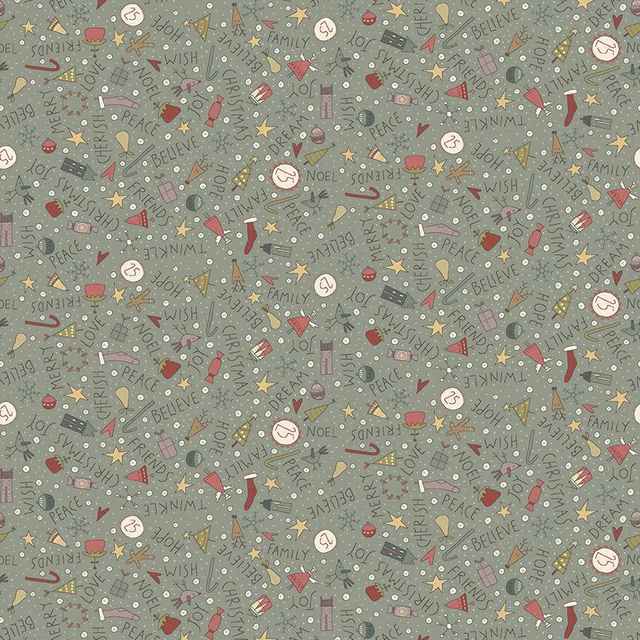 anni-downs-o-christmas-tree-2818-77-tissu-bleu image 1