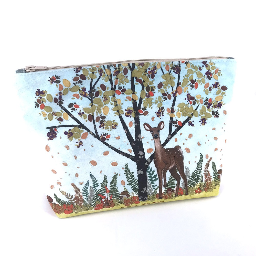 atelier-des-abcdaires-kit-couture-grande-pochette-sous-bois-velours image 2