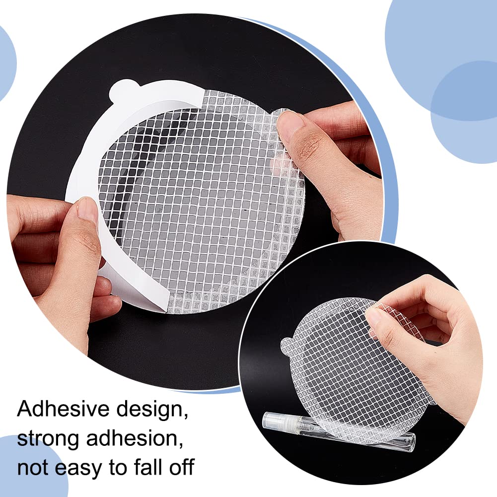 ahandmaker-attrape-cheveux-douche-maille-autocollante-28-pi-ces image 5