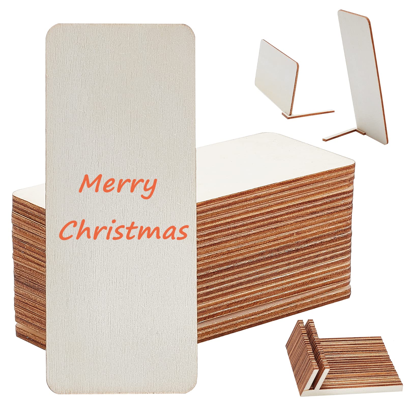 ahandmaker-unfinished-wood-panneau-bois-24pcs-rectangulaire image 1
