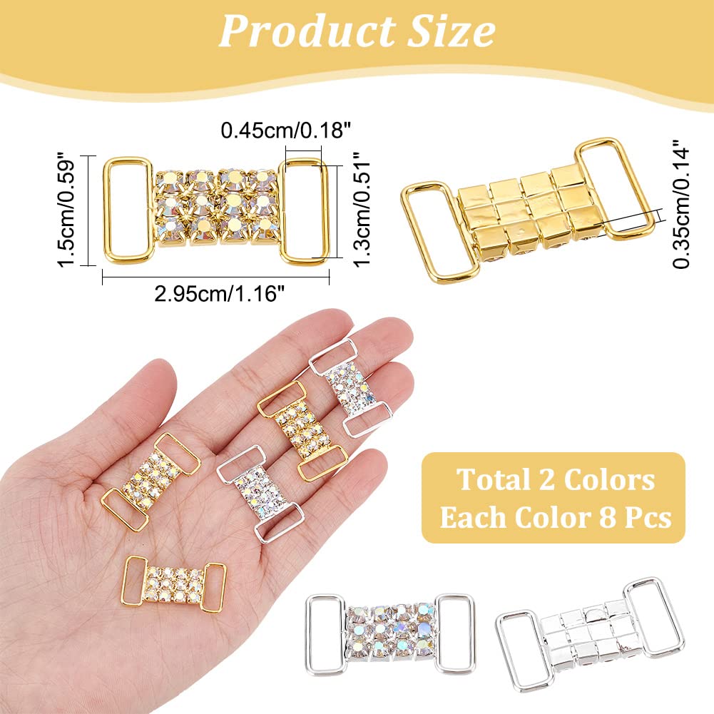 ahandmaker-shoe-accessories-charms-lacets-strass-16-pcs image 2
