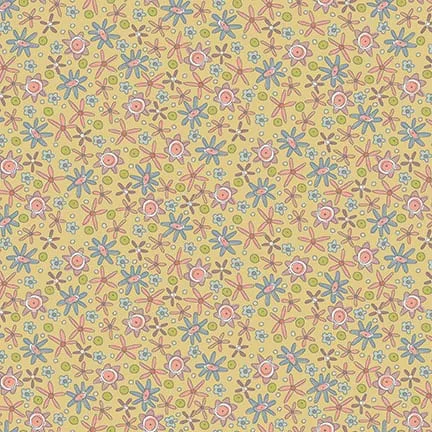anni-downs-simply-be-3323-66-tissu-fleurs-vert-0-25-m image 1