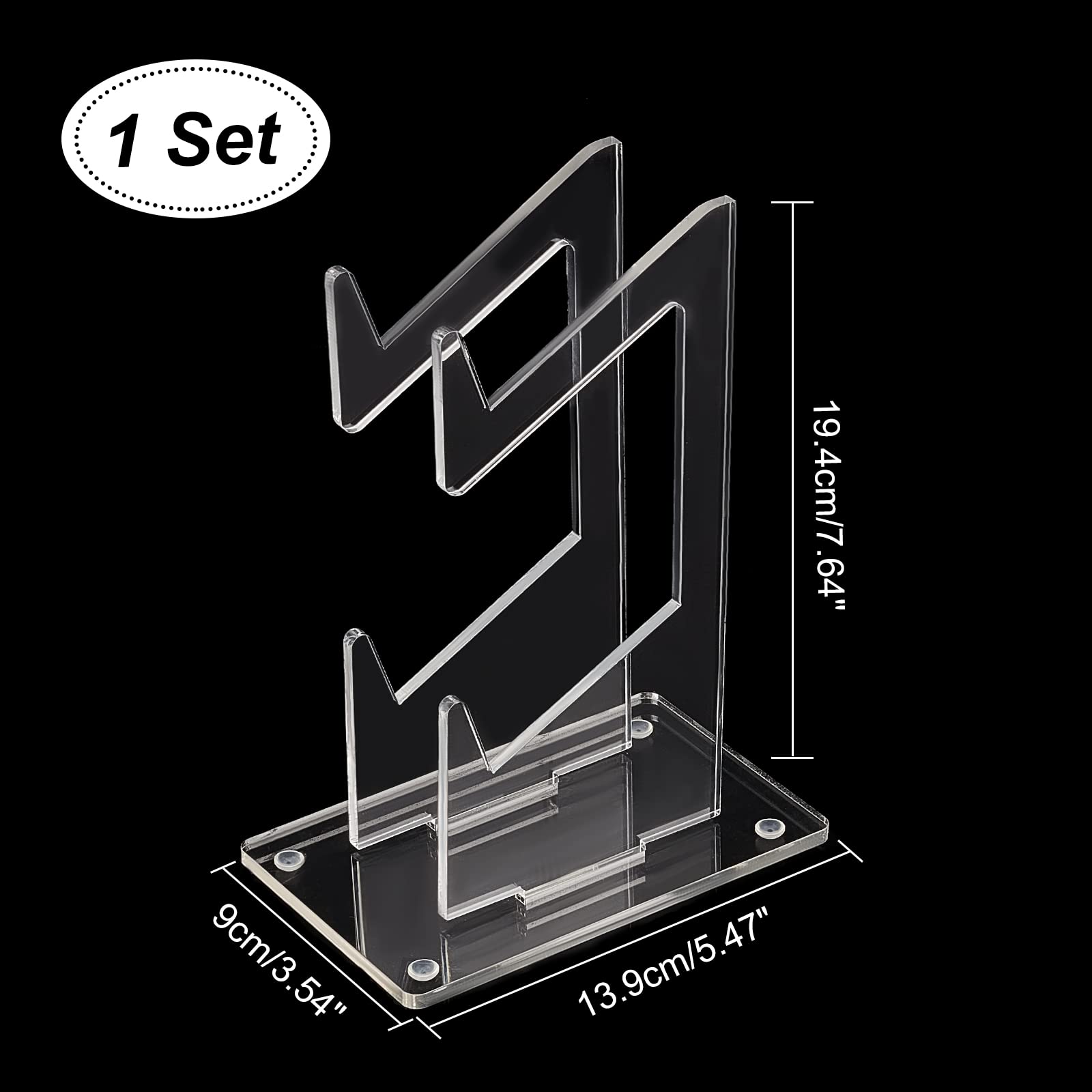 ahandmaker-support-manette-acrylique-transparent-double-couche image 2