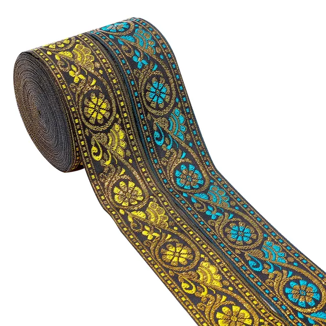 ahandmaker-ruban-jacquard-brod-vintage-34mm-2x7m image 1