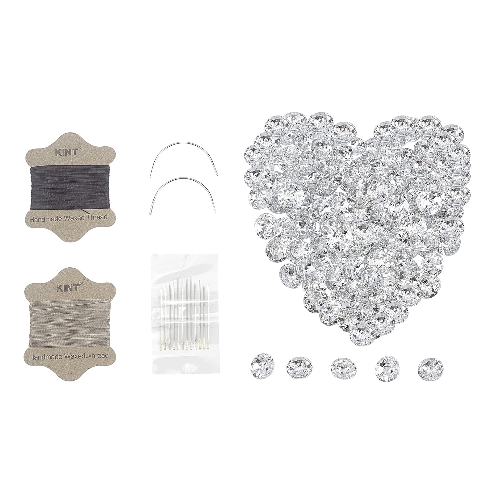 ahandmaker-button-rhinestone-kit-couture-116-pi-ces-cristal image 1