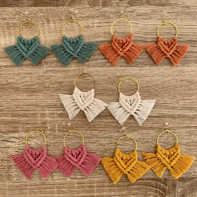 atelier-n-caux-maya-boucles-d-oreilles-macram-cru image 1