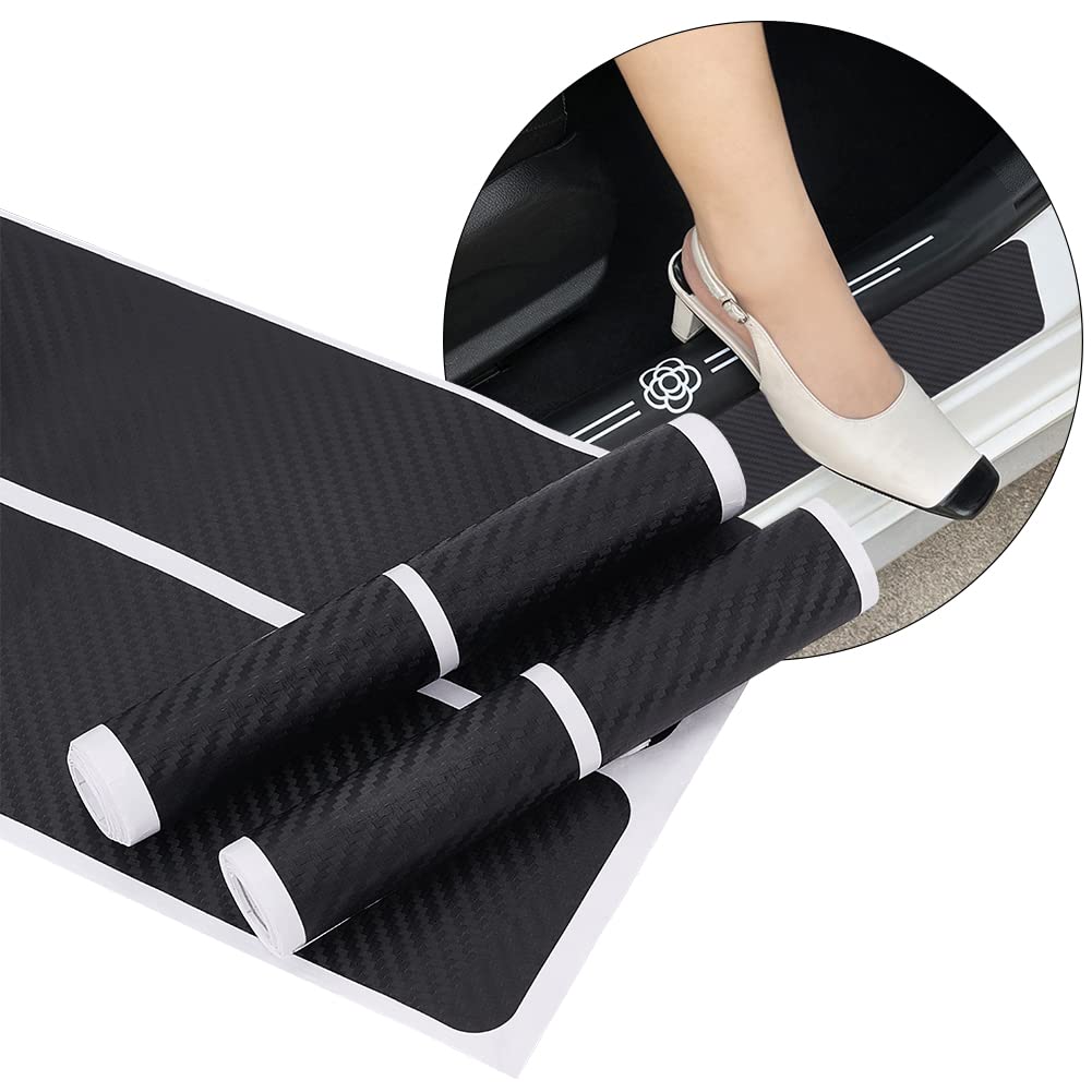 ahandmaker-household-protecteur-seuil-porte-voiture-noir-5-pcs image 3