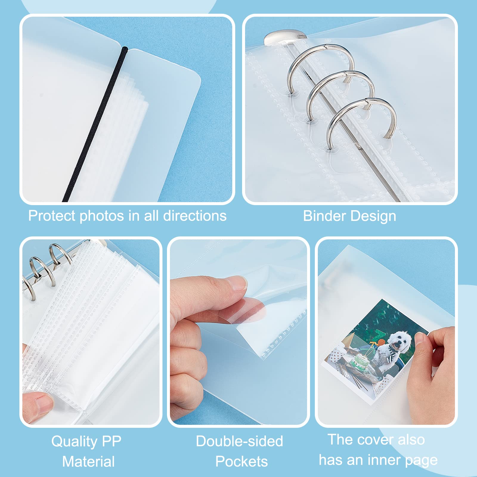 ahandmaker-classeur-a5-6-anneaux-album-photocard-200-poches image 4