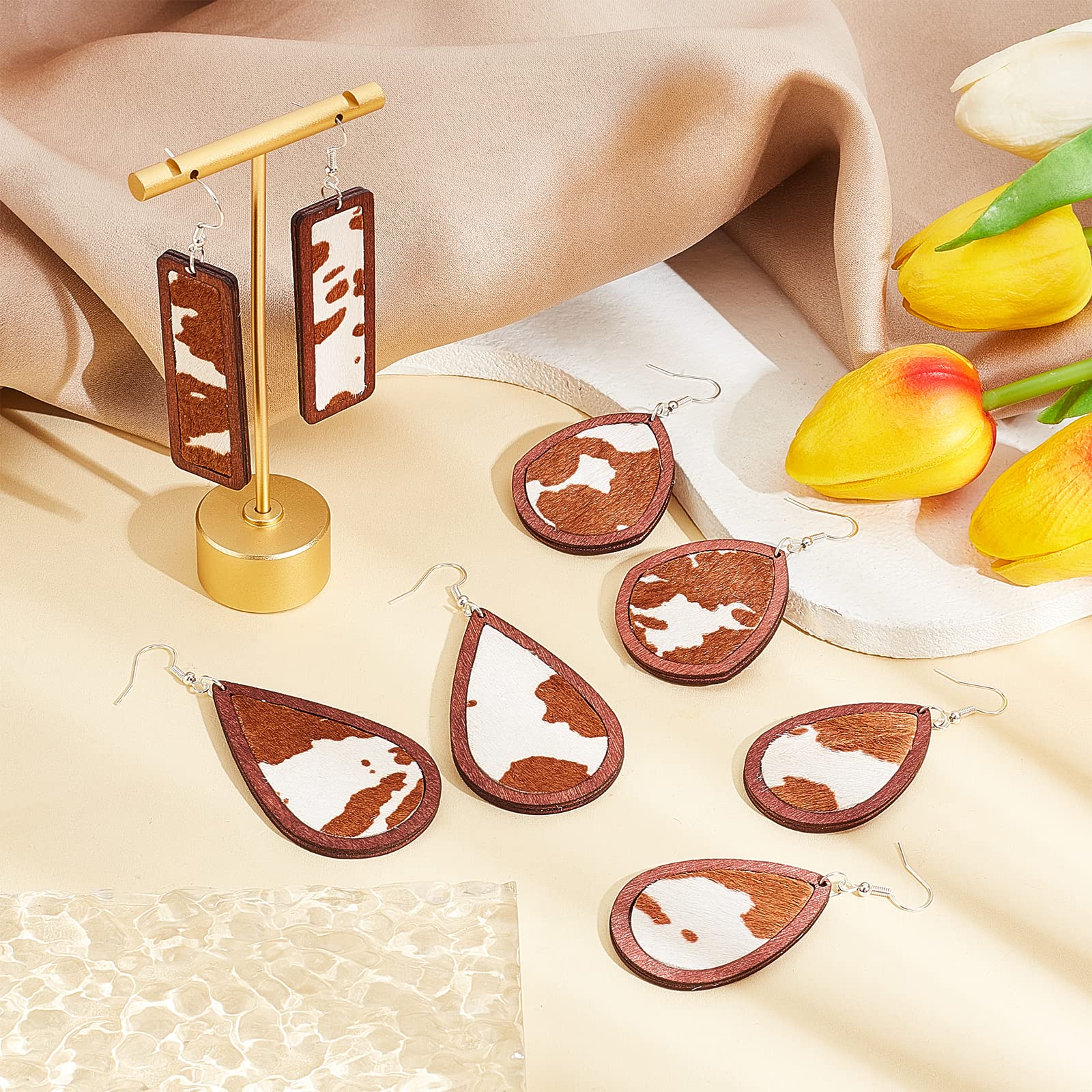 ahandmaker-jewelry-findings-kit-boucles-bois-cuir-4-paires image 5