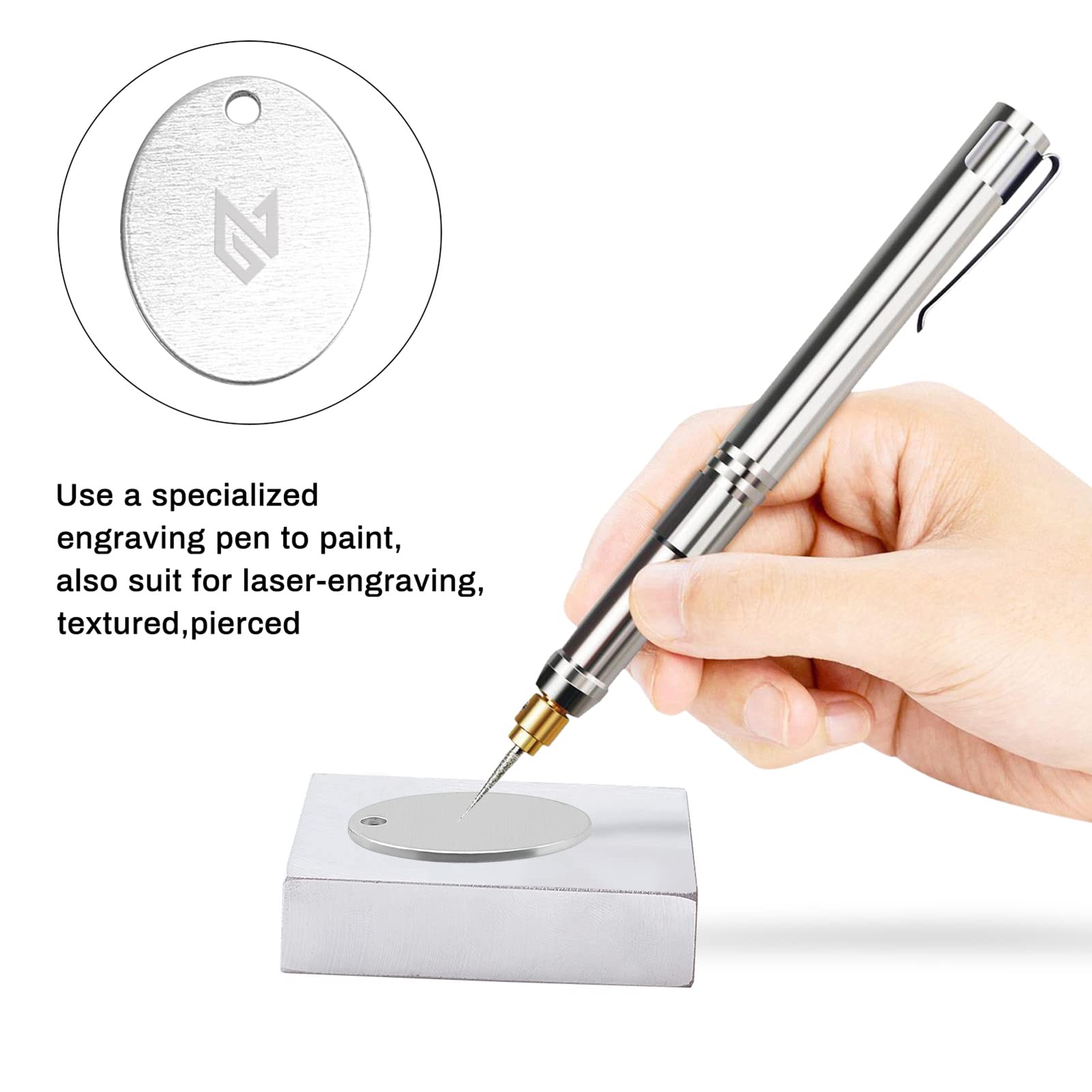 ahandmaker-pendentif-aluminium-graver-ovale-porte-cl-s image 4