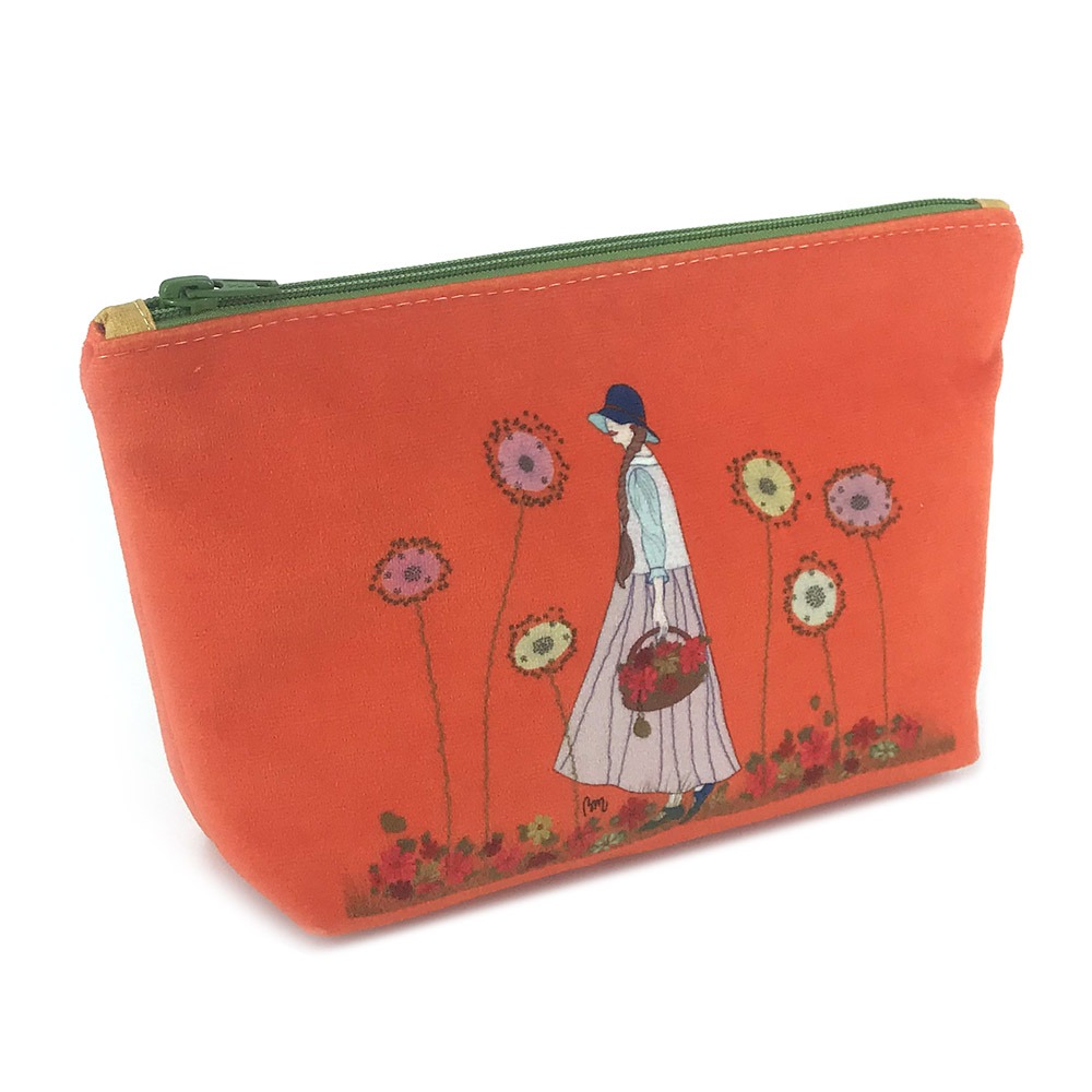 atelier-des-abcdaires-kit-trousse-maquillage-cueillette-orange-velours image 1