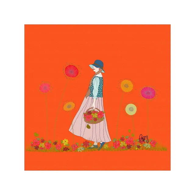 atelier-des-abcdaires-coupon-xs-vignette-velours-minky-cueillette-orange image 1