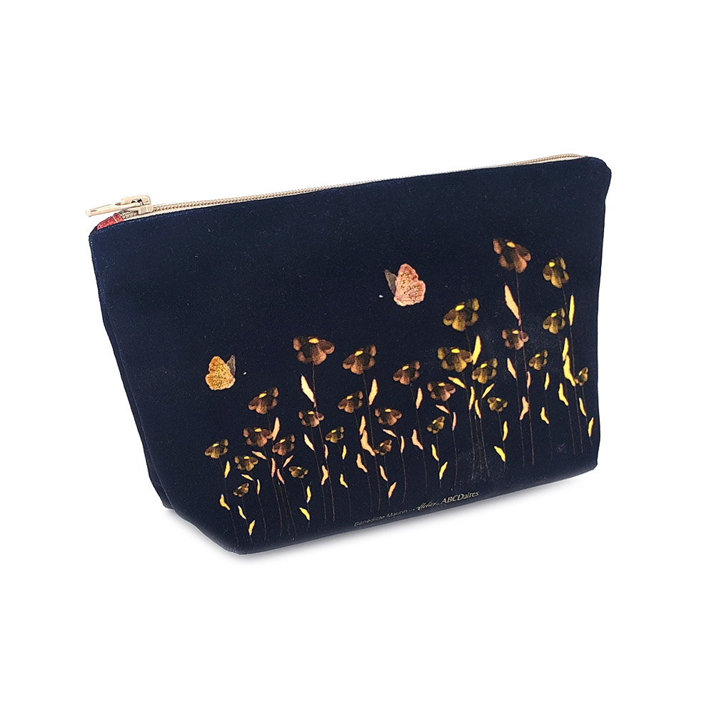 atelier-des-abcdaires-kit-trousse-maquillage-prairie-fleurie-noir-or image 2