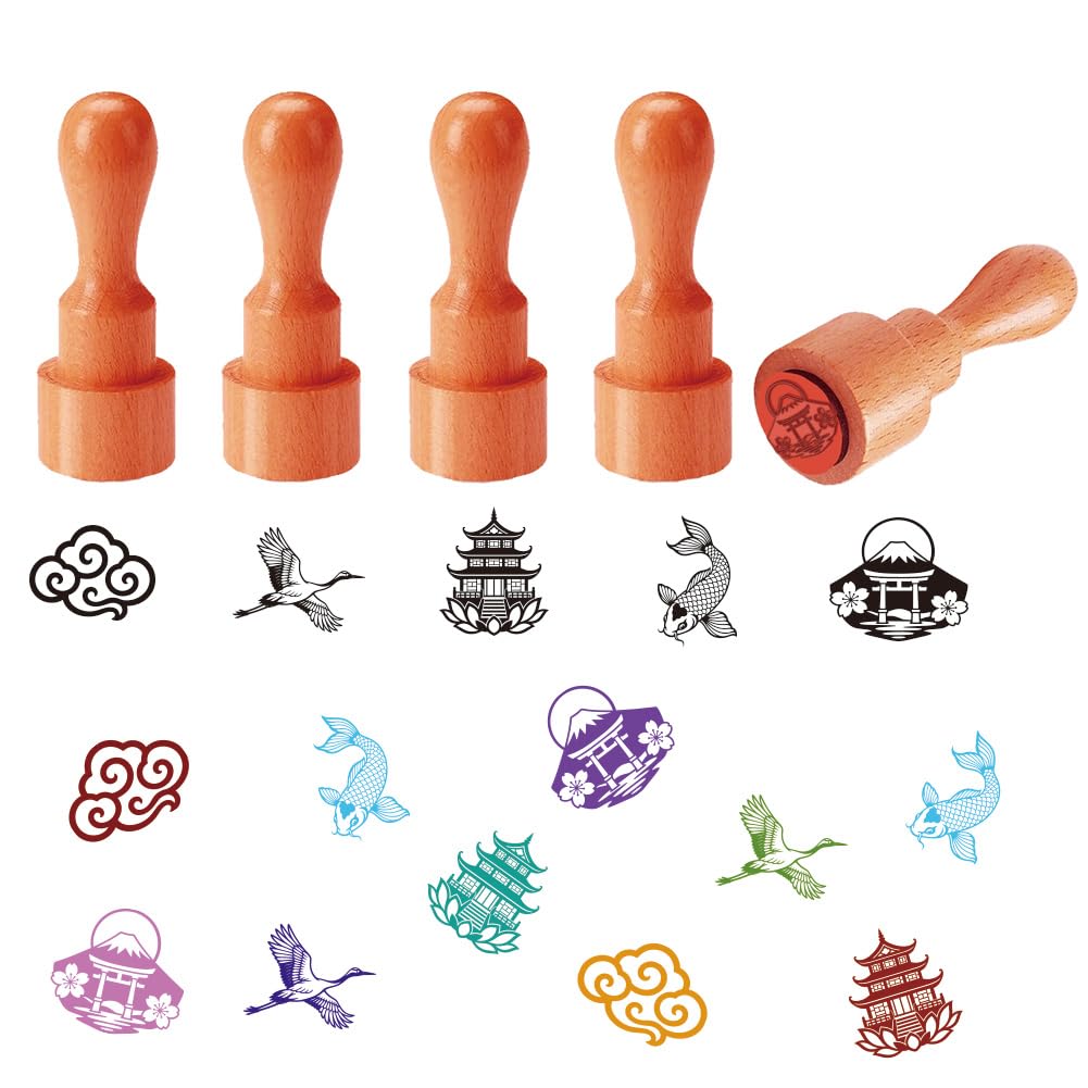 ahandmaker-stamp-tampon-bois-animaux-kawaii-lot-de-5 image 8
