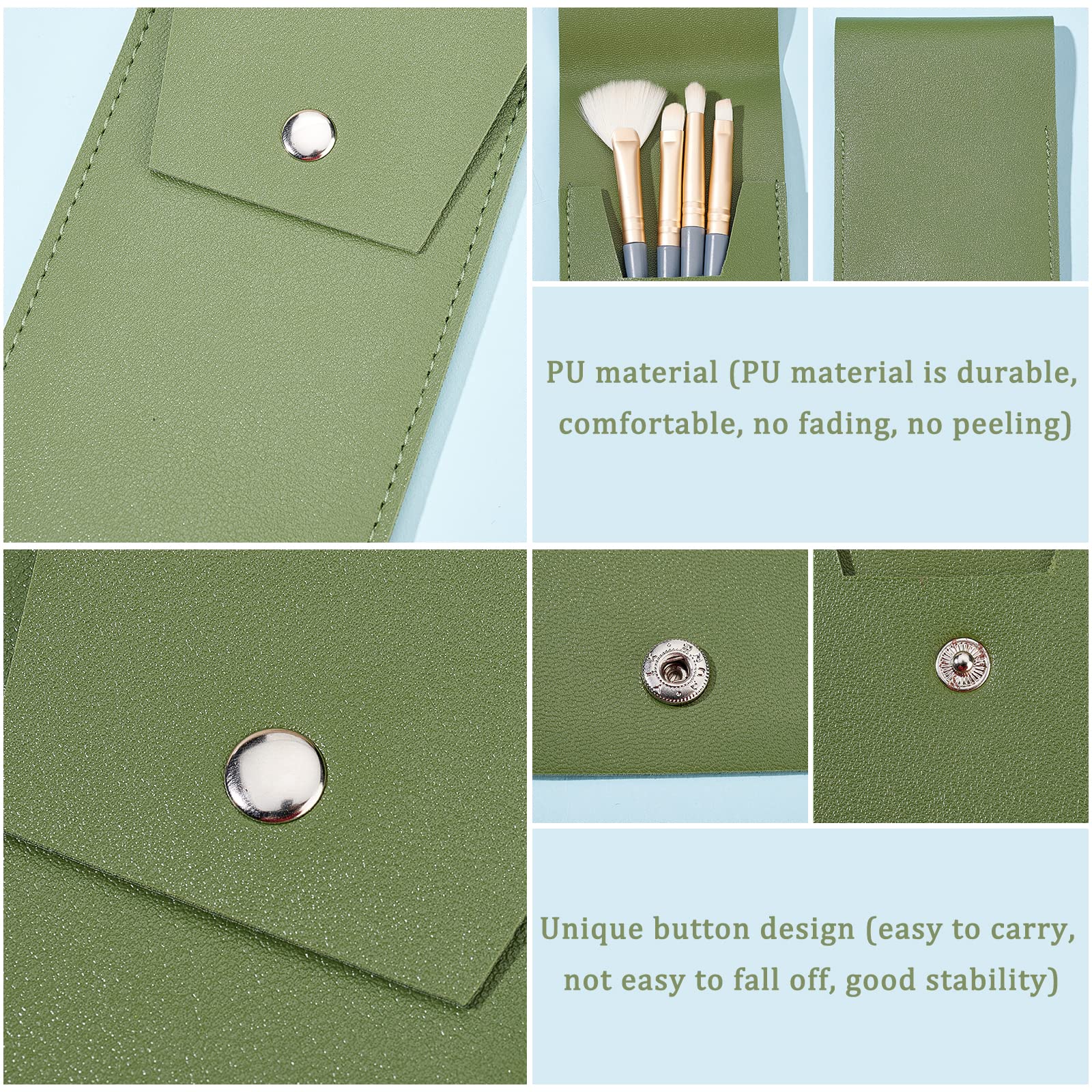 ahandmaker-household-trousse-pinceaux-maquillage-pu-4-sacs image 4