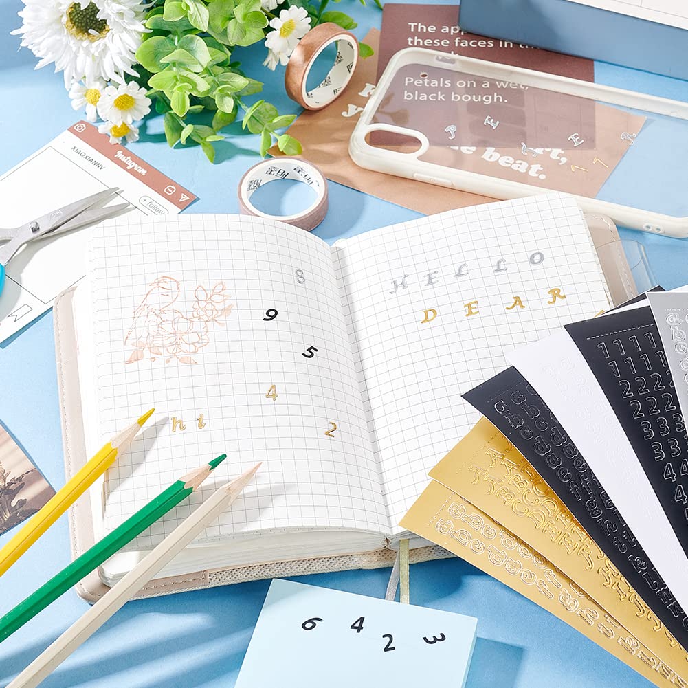 ahandmaker-stickers-lettres-alphabet-12-feuilles-autocollants-pvc image 5