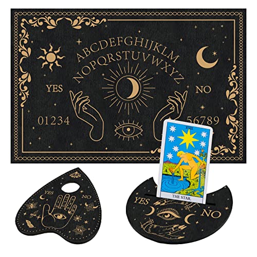 ahandmaker-planche-esprit-ouija-bois-noir-divination-main-soleil image 8