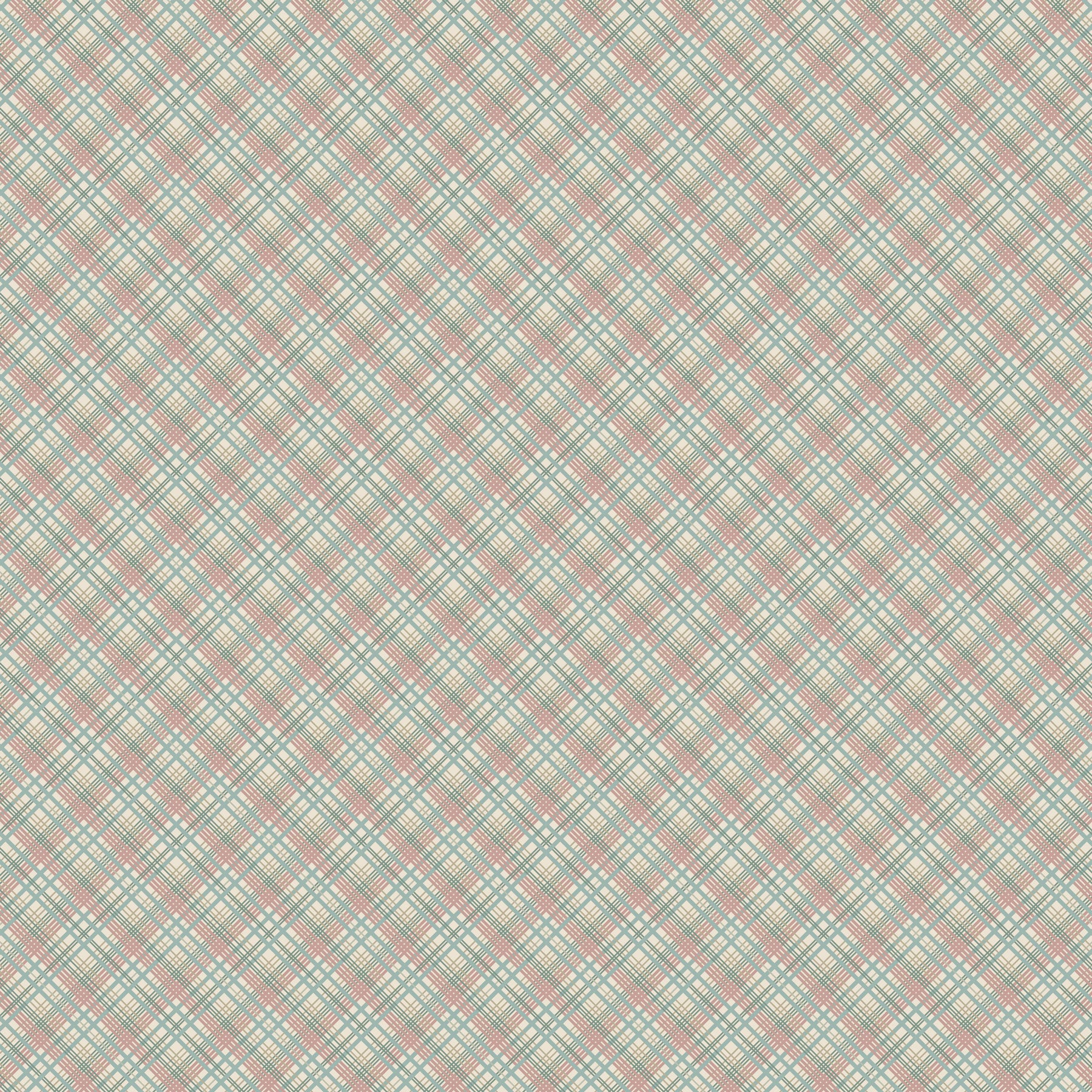 anni-downs-appleby-farm-dv7745-tissu-patchwork-carreaux-vert image 1