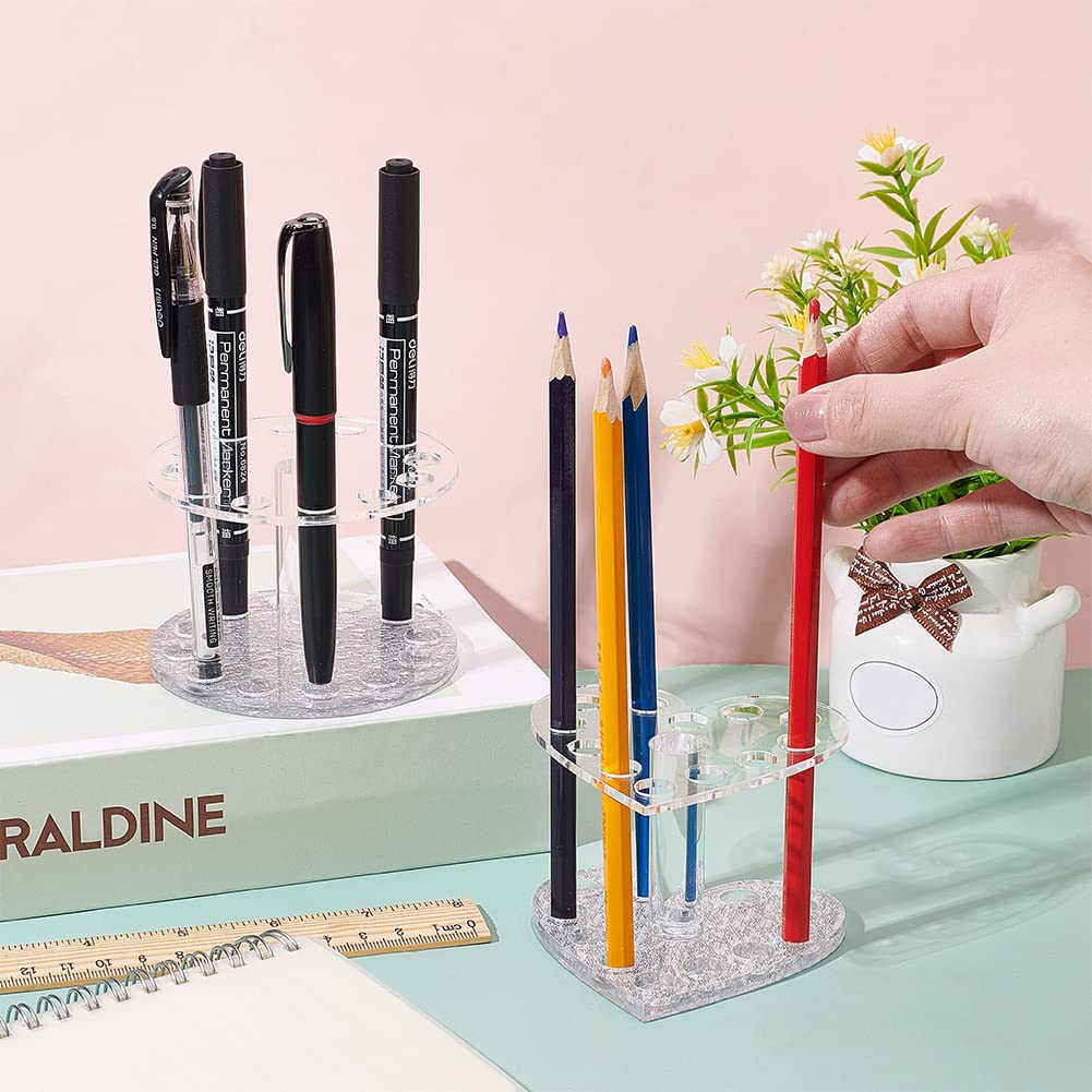ahandmaker-support-pinceaux-12-trous-lot-2-porte-pinceaux-l-ger image 3