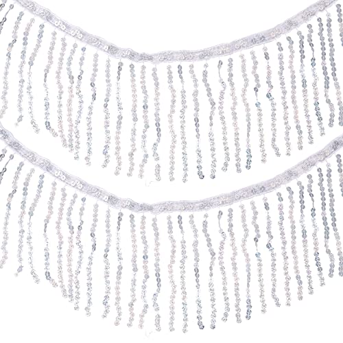 ahandmaker-galon-frange-paillettes-m-tal-5-9-m-couture-d-co image 7