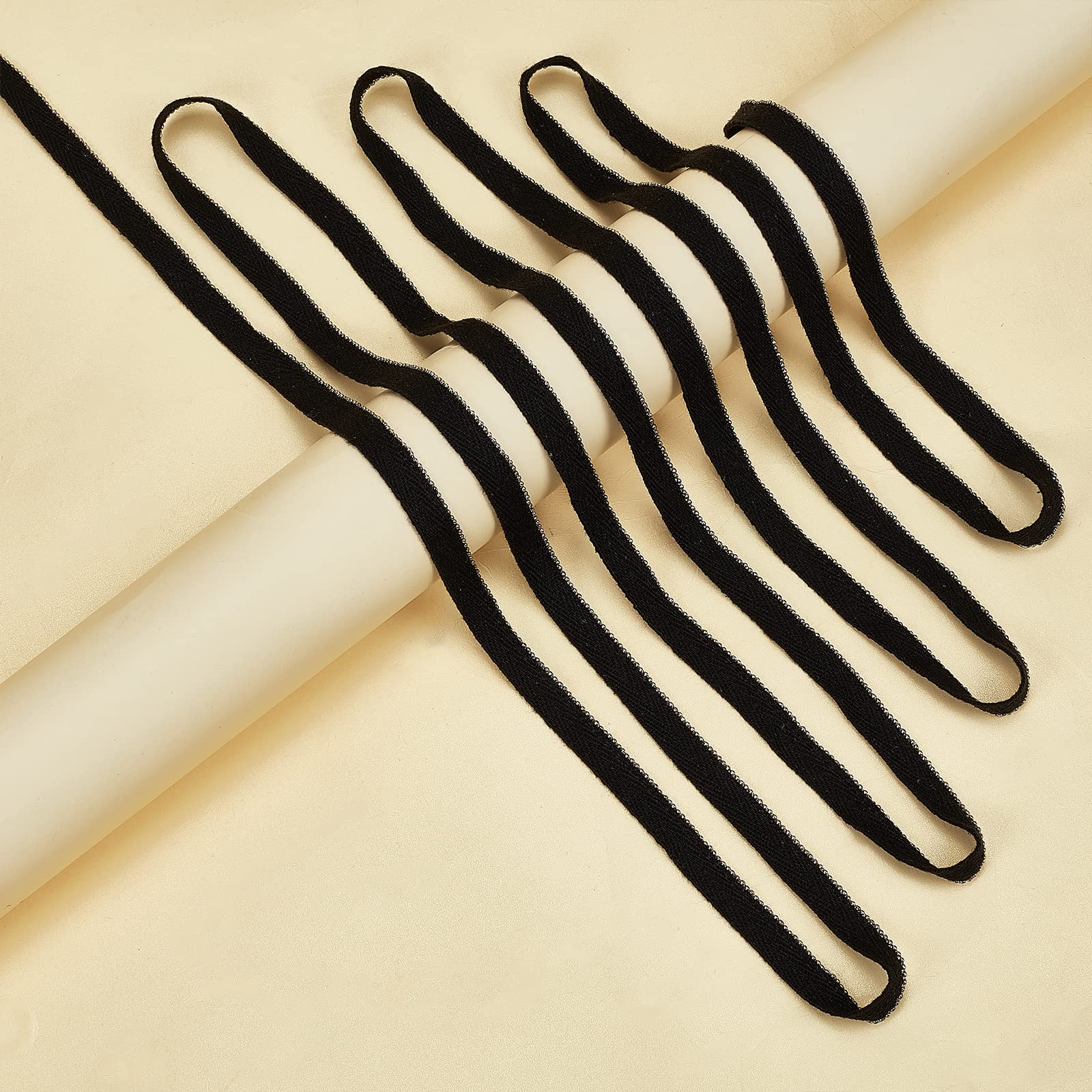 ahandmaker-passepoil-noir-10-yards-cordon-couture-11-5-mm image 4