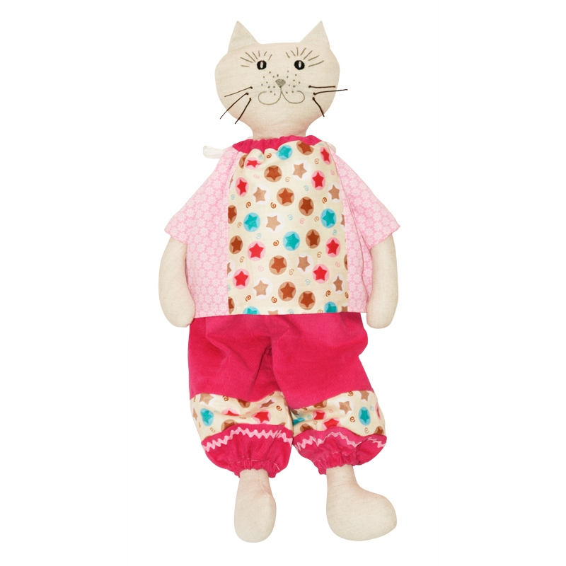 atelier-des-abcdaires-lulu-le-chat-ensemble-rose-patron-poup-e image 1