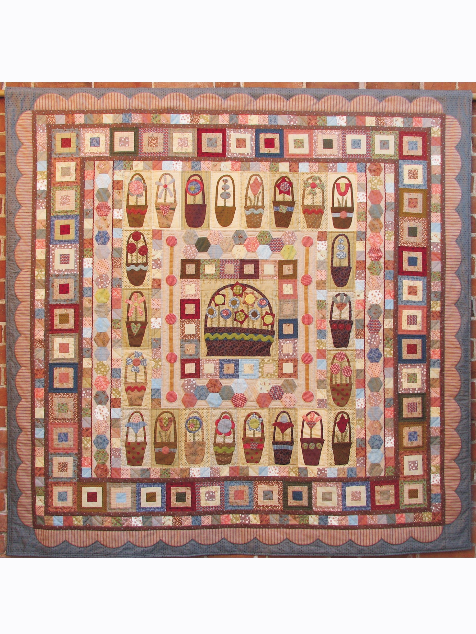 anni-downs-quilts-pockets-of-posies-patron-quilt-floral image 2