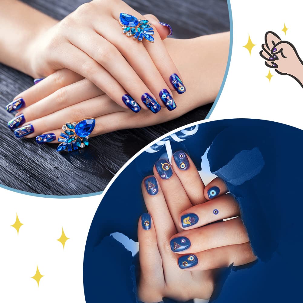 ahandmaker-stickers-ongles-evil-eye-12-feuilles-autocollants-bleu image 5