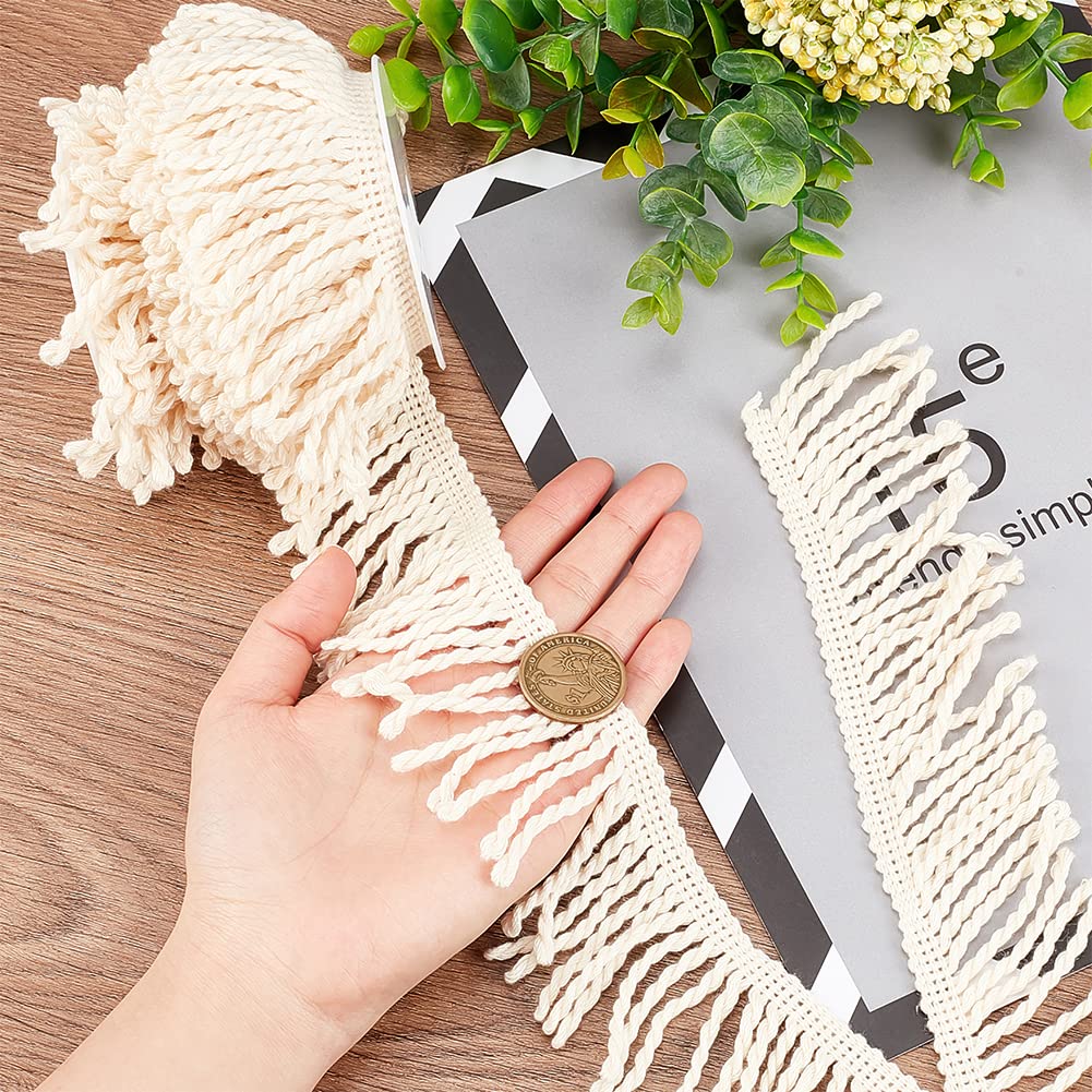 ahandmaker-frange-rideau-beige-coton-10-m-galon-couture image 3