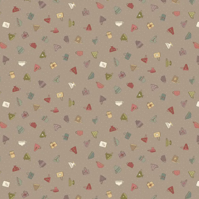 anni-downs-down-tinsel-lane-3213-36-tissu-no-l-tasses-taupe image 1