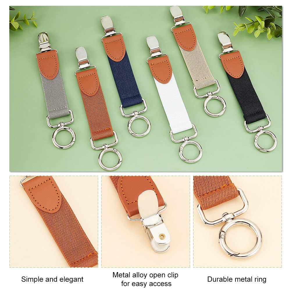 ahandmaker-pince-chapeau-voyage-6-pi-ces-clip-sac-similicuir image 4