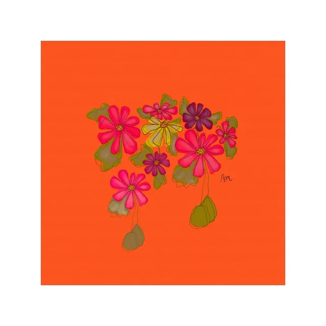 atelier-des-abcdaires-coupon-xs-bouquet-orange-vignette-minky image 1