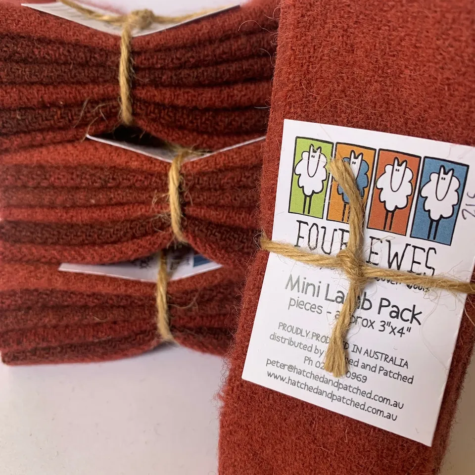 anni-downs-woven-wool-old-shed-red-mini-lamb-pack image 1