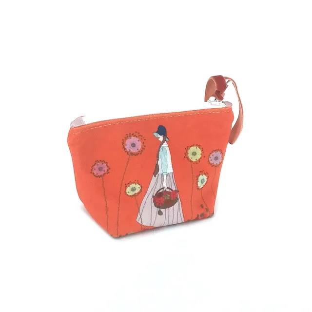 atelier-des-abcdaires-kit-porte-monnaie-cueillette-orange-velours image 1