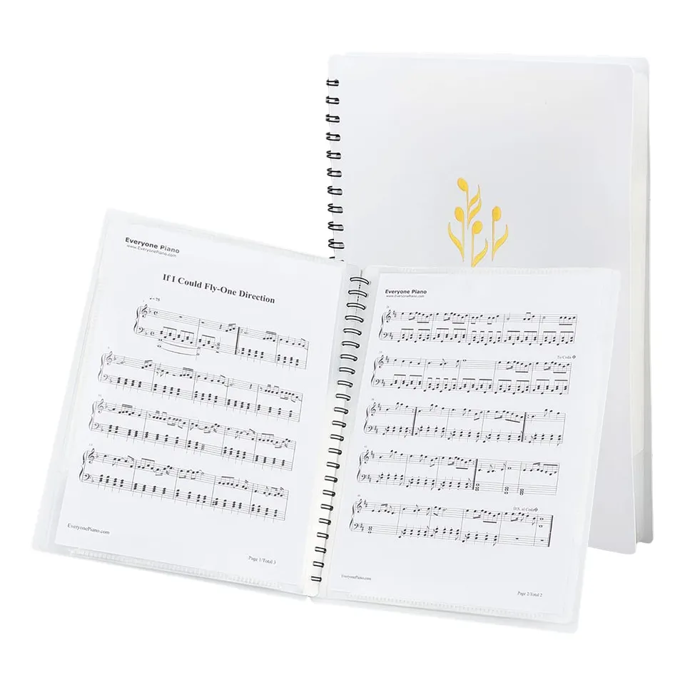 ahandmaker-office-study-classeur-partitions-20-pochettes-couverture image 1