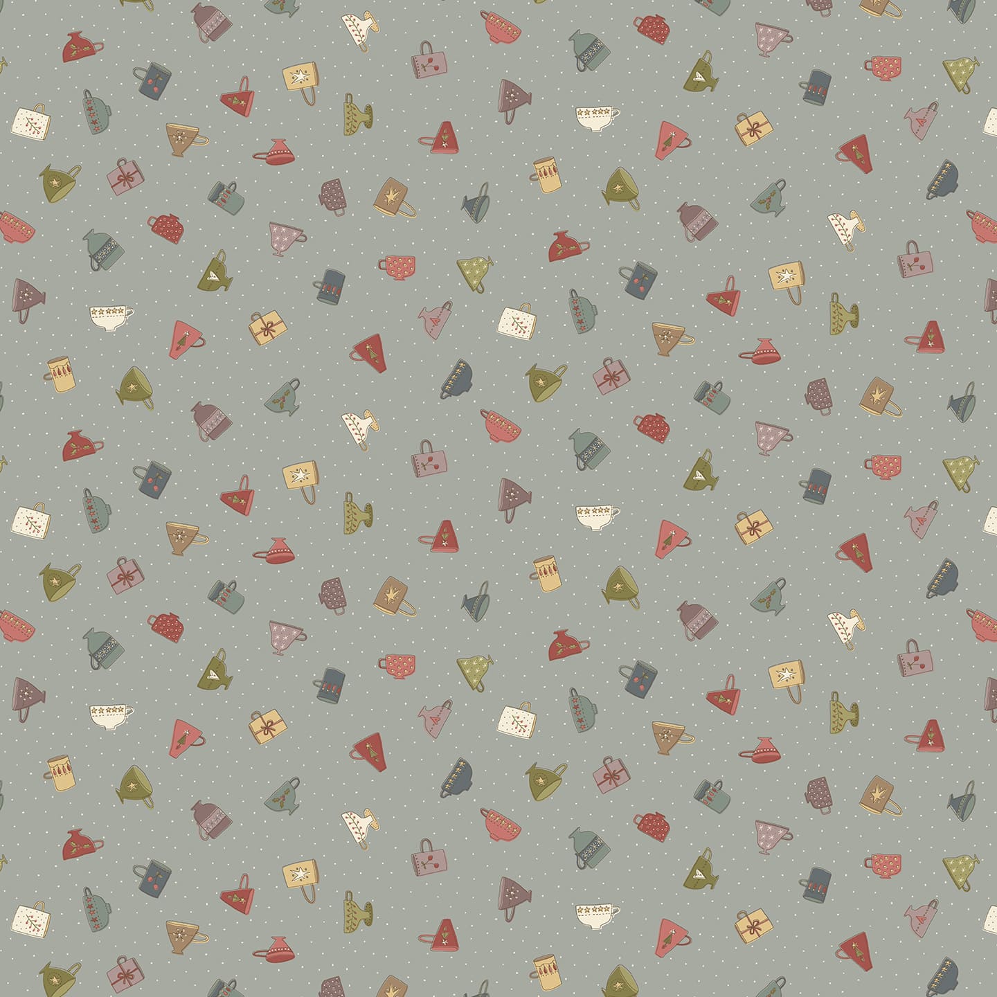 anni-downs-down-tinsel-lane-3213-17-tissu-coton-tasses-bleu-clair image 1