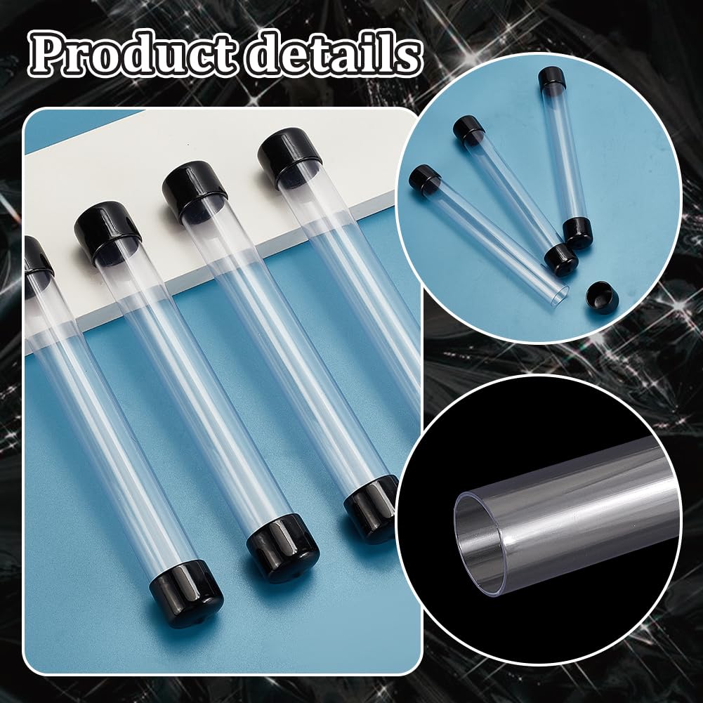ahandmaker-lot-5-tubes-plastique-transparent-20-3cm-bouchons image 4