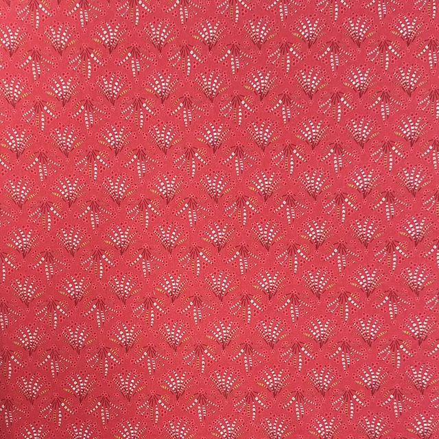atelier-des-abcdaires-satin-coton-rosy-coquilles-rose-fonc image 1