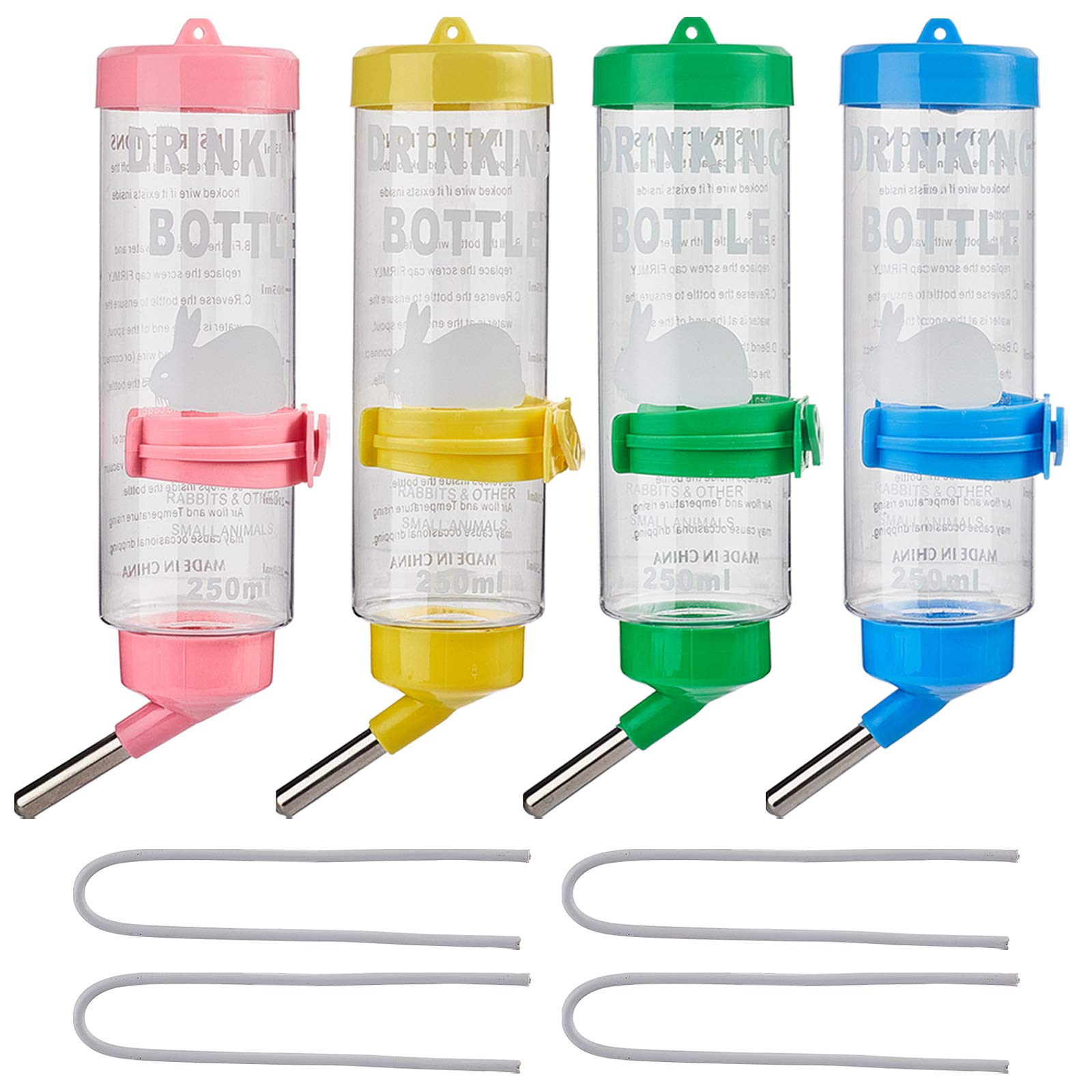 ahandmaker-biberon-lapin-plastique-anti-goutte-lot-de-4 image 1